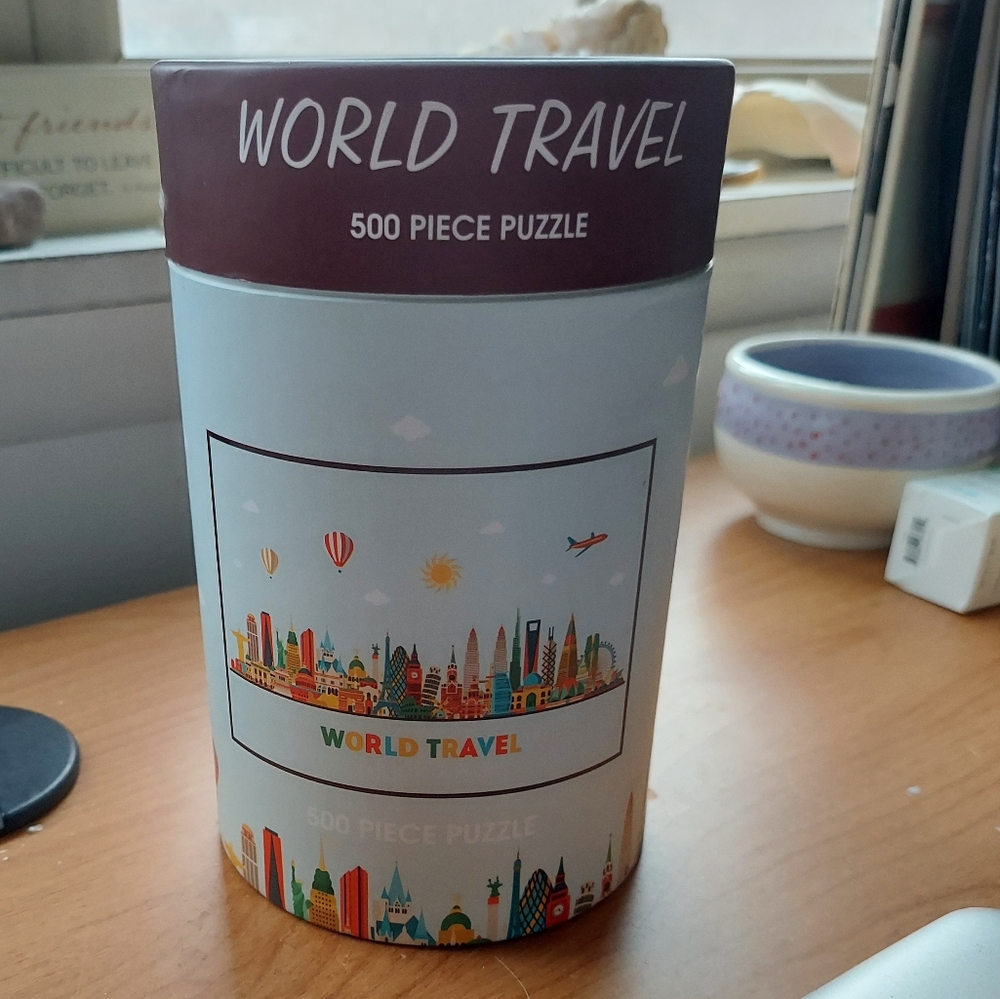 World Travel 500 piece puzzle by Modern Expressions